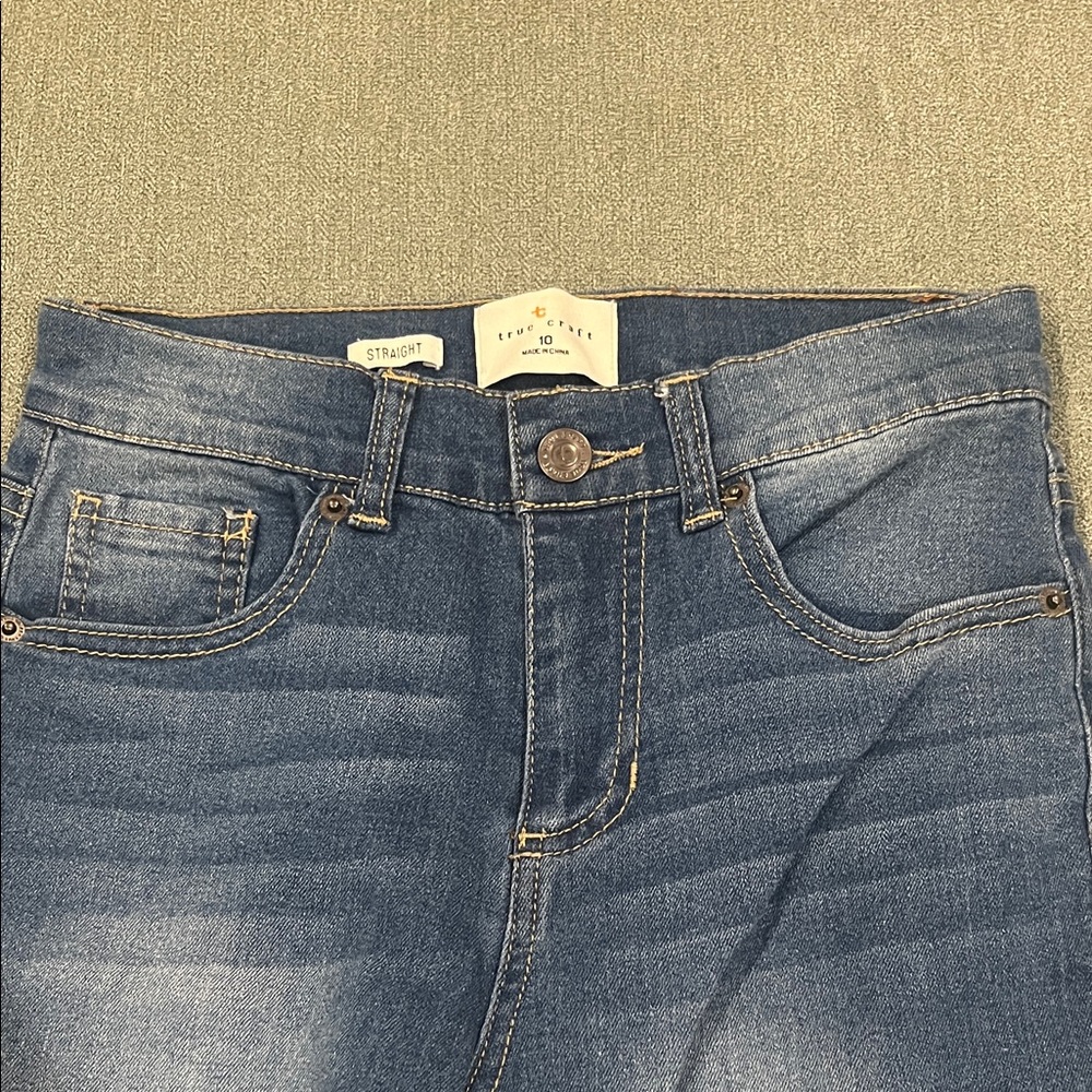 True Craft Women's Denim Straight Leg Jeans